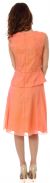 Two Tone Knee Length Bridesmaid Party Dress with  back